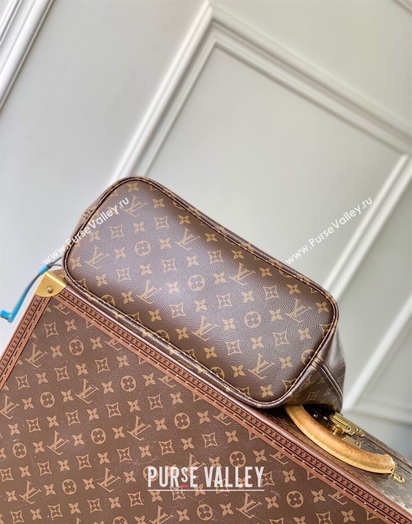 Louis Vuitton Neverfull Bandouliere Inside Out MM Tote bag Monogram Canvas/Gaston Blue Textile 2025 M13753 (KI-251125086)
