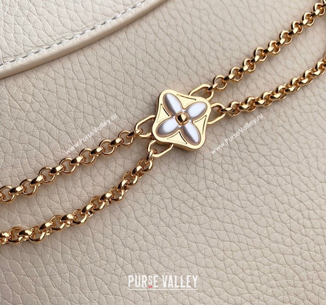 Louis Vuitton Capucines BB Bag in Taurillon Leather M25862 Quartz Beige 2025 (KI-251125092)