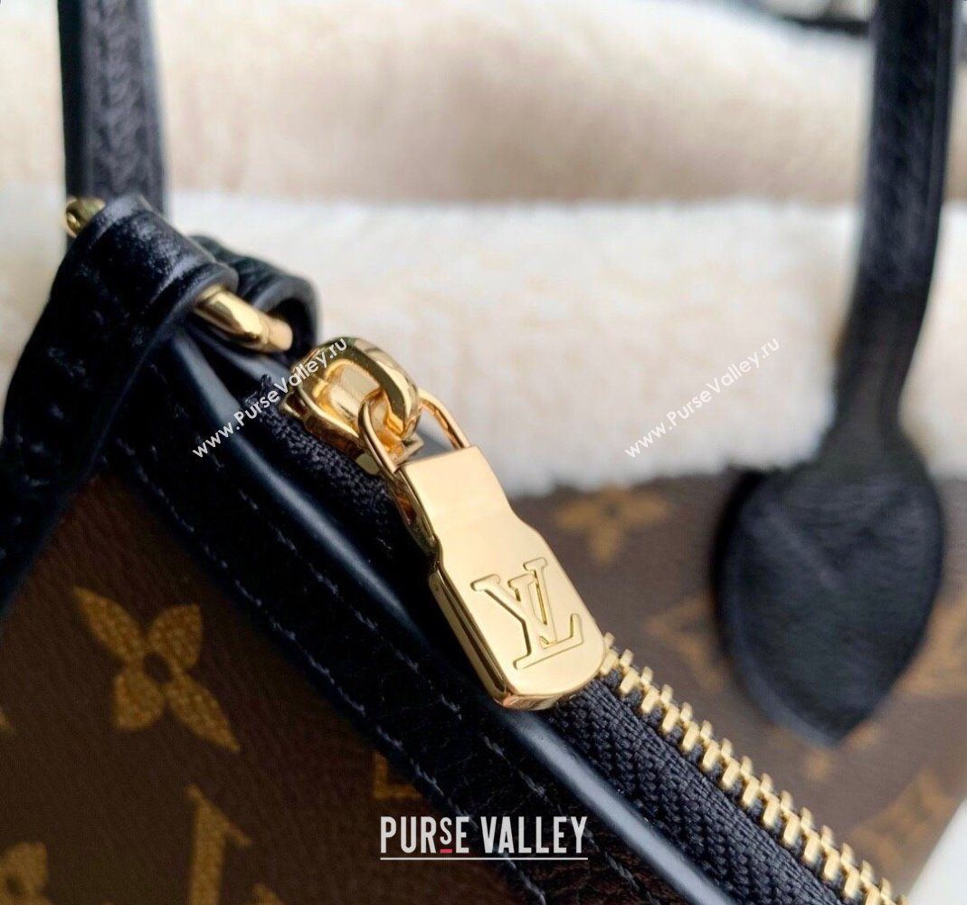 Louis Vuitton Neverfull Bandouliere Inside Out BB Bag in Monogram Canvas and Shearling M26315 2025 (KI-251126047)