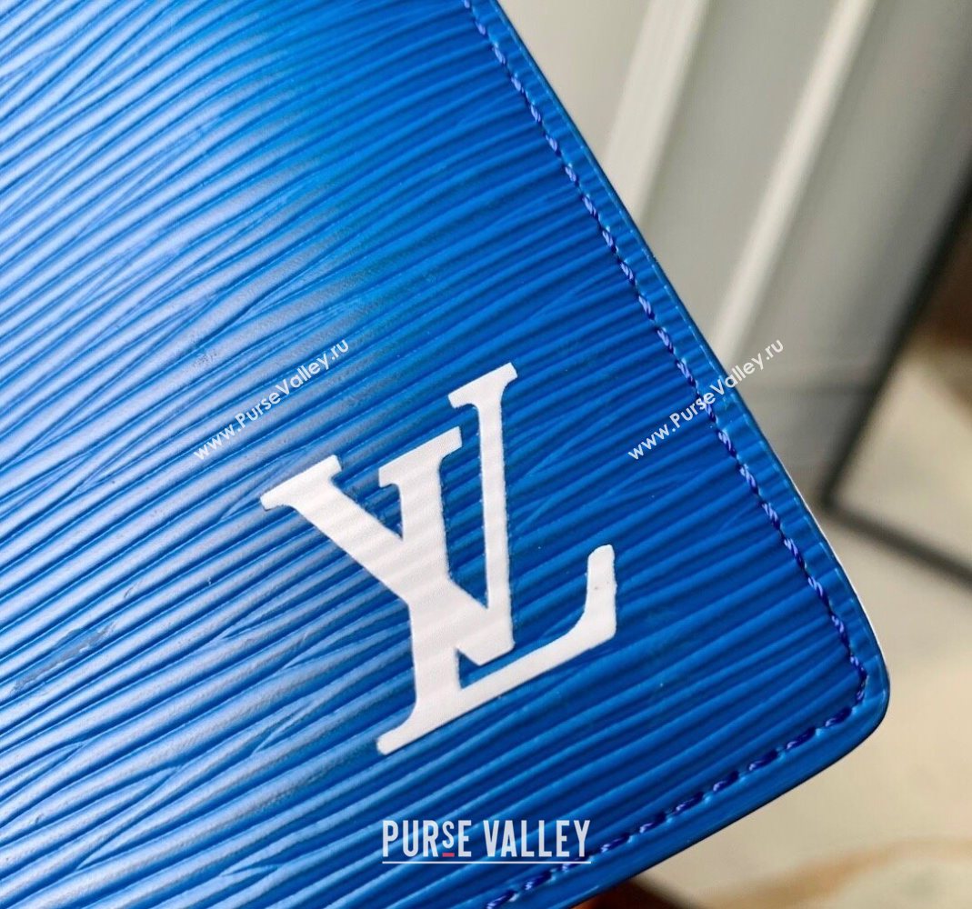 Louis Vuitton Pocket Organizer Wallet in Epi Leather Blue 2025 M25798 (KI-251126004)