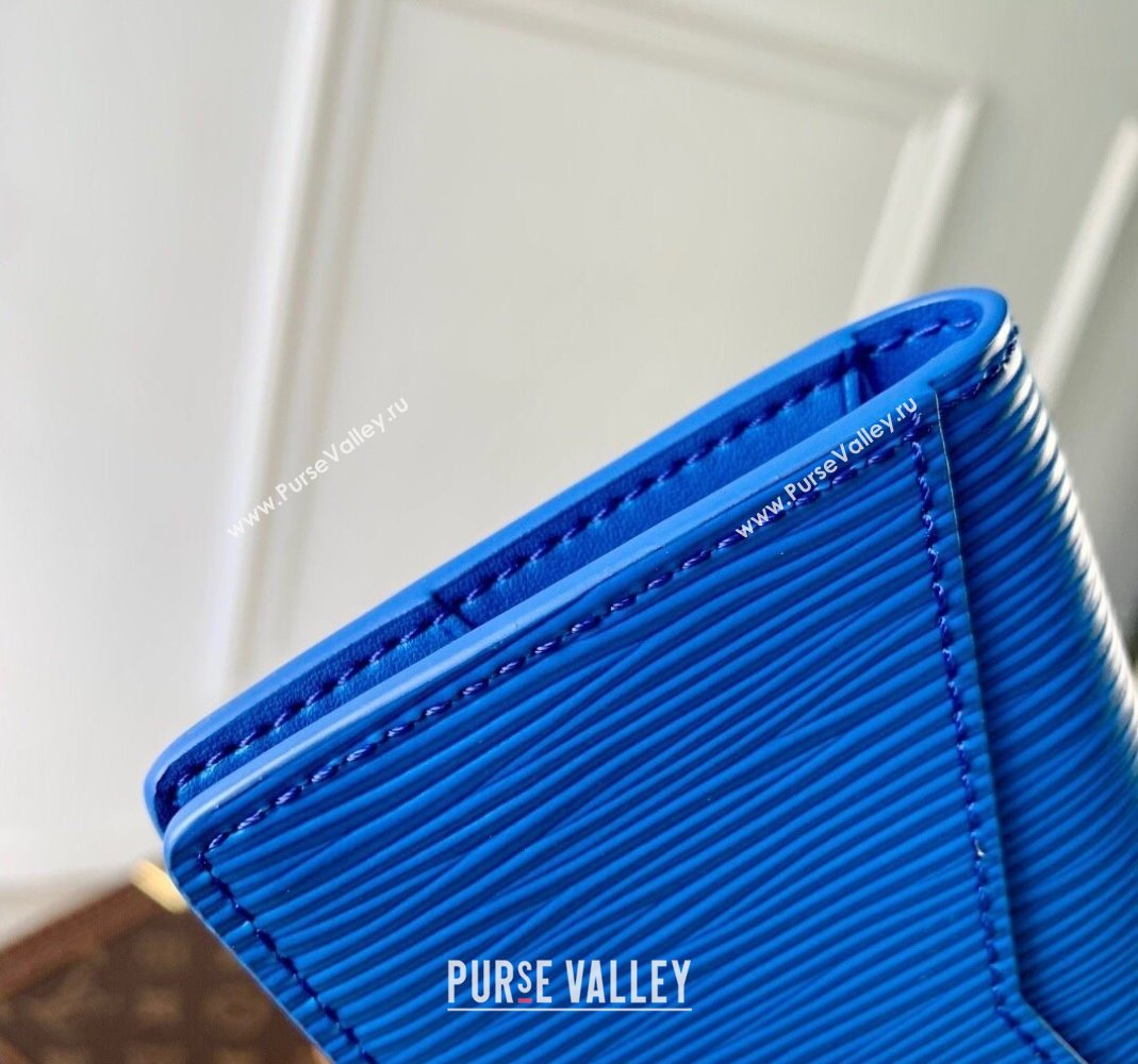 Louis Vuitton Pocket Organizer Wallet in Epi Leather Blue 2025 M25798 (KI-251126004)