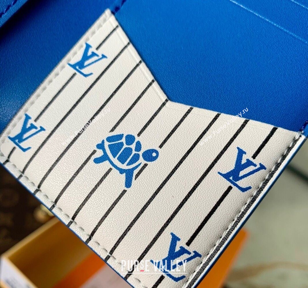 Louis Vuitton Pocket Organizer Wallet in Epi Leather Blue 2025 M25798 (KI-251126004)