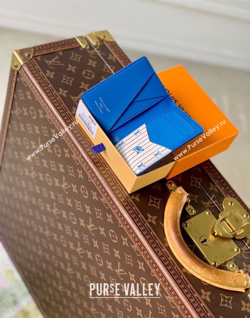 Louis Vuitton Pocket Organizer Wallet in Epi Leather Blue 2025 M25798 (KI-251126004)