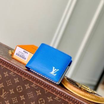 Louis Vuitton Multiple Wallet in Epi Leather Blue 2025 M25801 (KI-251126001)