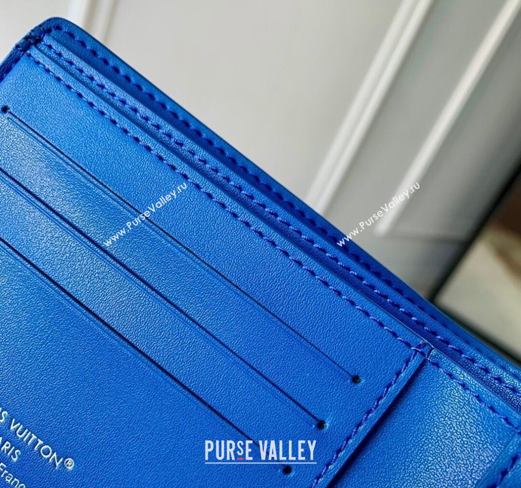Louis Vuitton Multiple Wallet in Epi Leather Blue 2025 M25801 (KI-251126001)