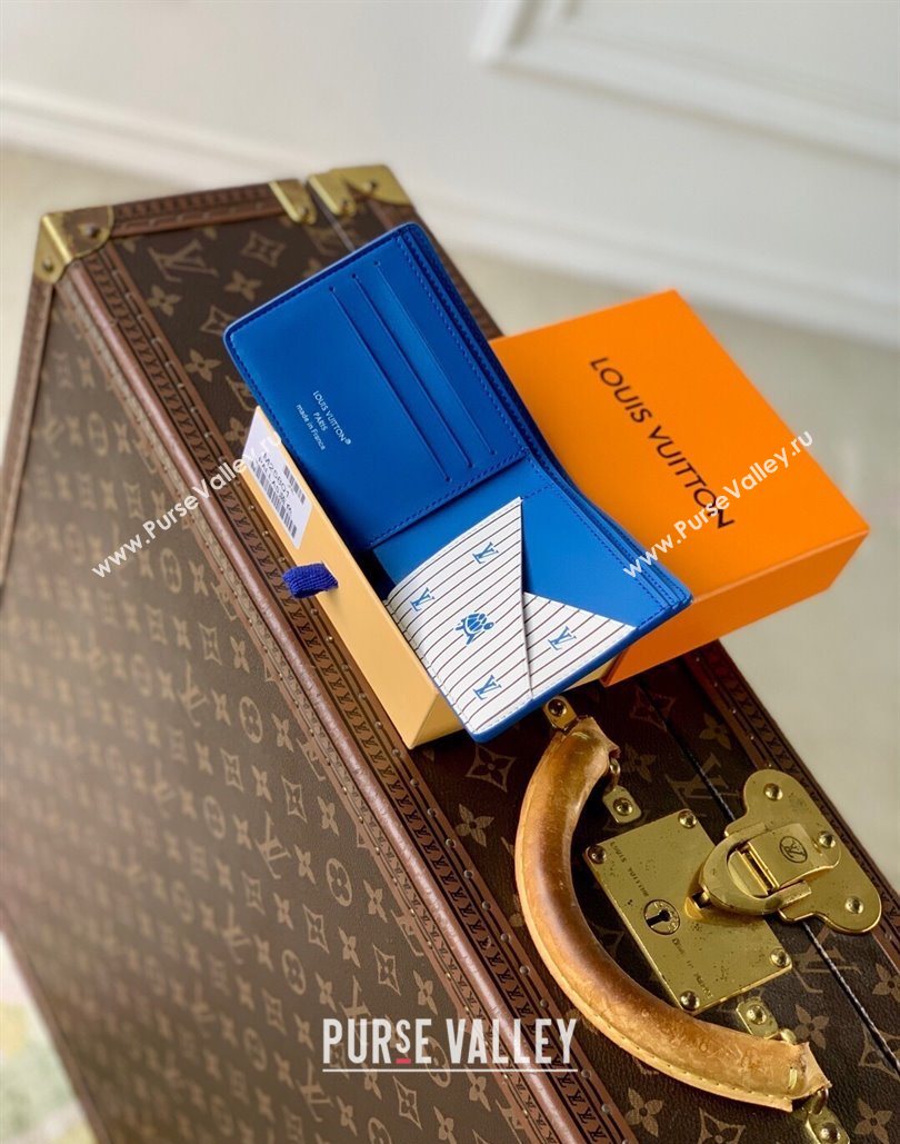 Louis Vuitton Multiple Wallet in Epi Leather Blue 2025 M25801 (KI-251126001)