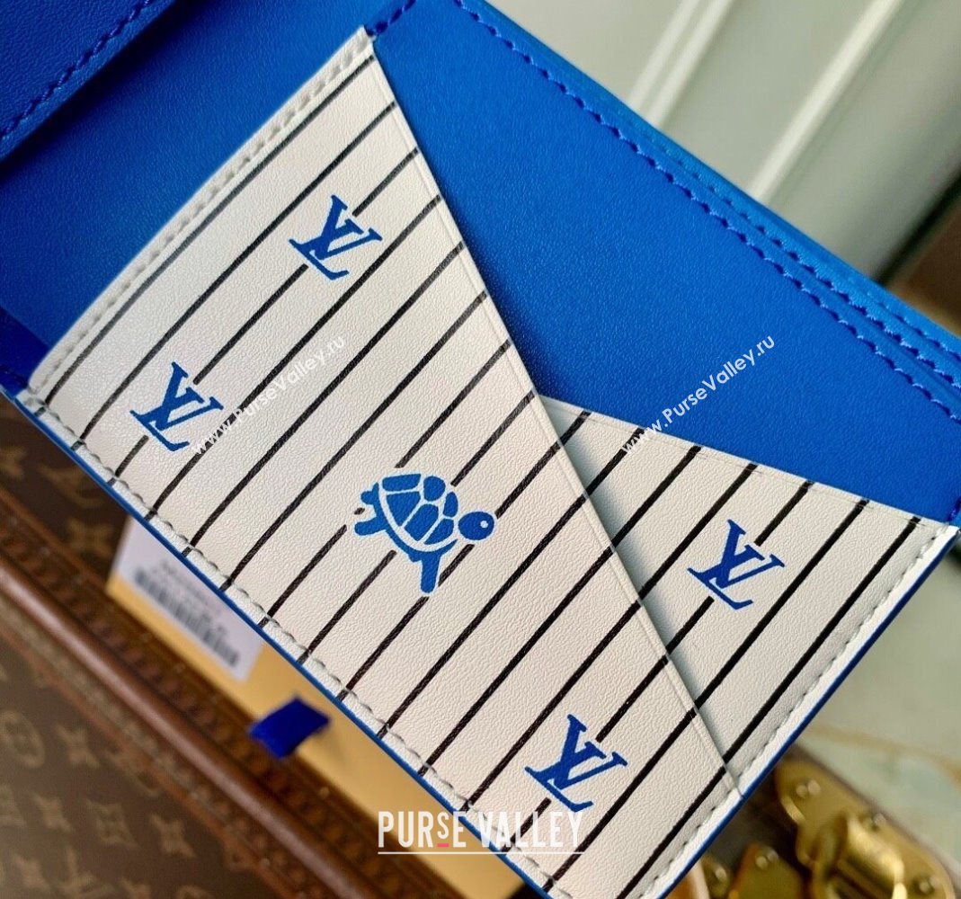 Louis Vuitton Multiple Wallet in Epi Leather Blue 2025 M25801 (KI-251126001)