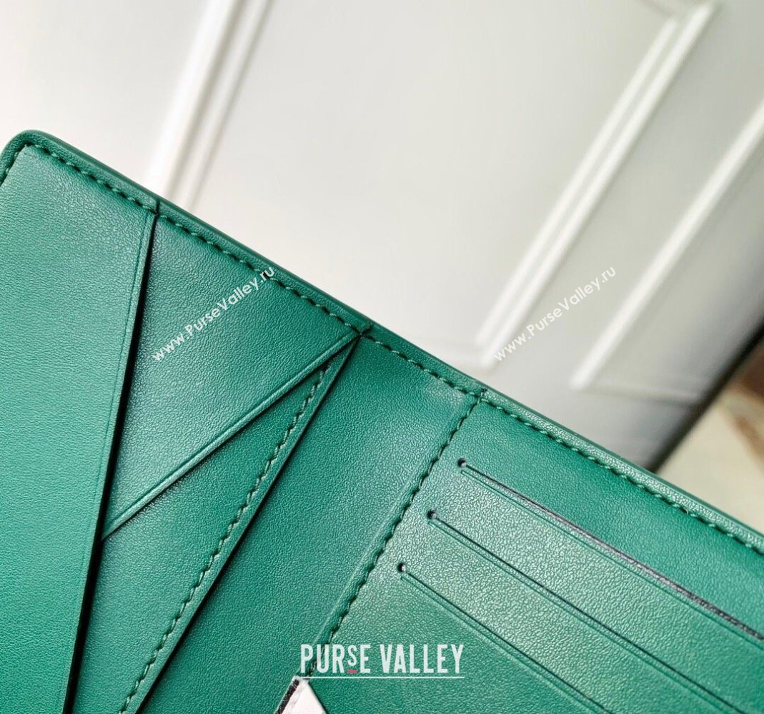 Louis Vuitton Pocket Organizer Wallet in Epi Leather Green 2025 M25797 (KI-251126005)