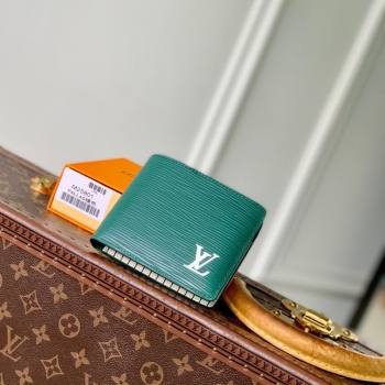 Louis Vuitton Multiple Wallet in Epi Leather Green 2025 M25801 (KI-251126002)