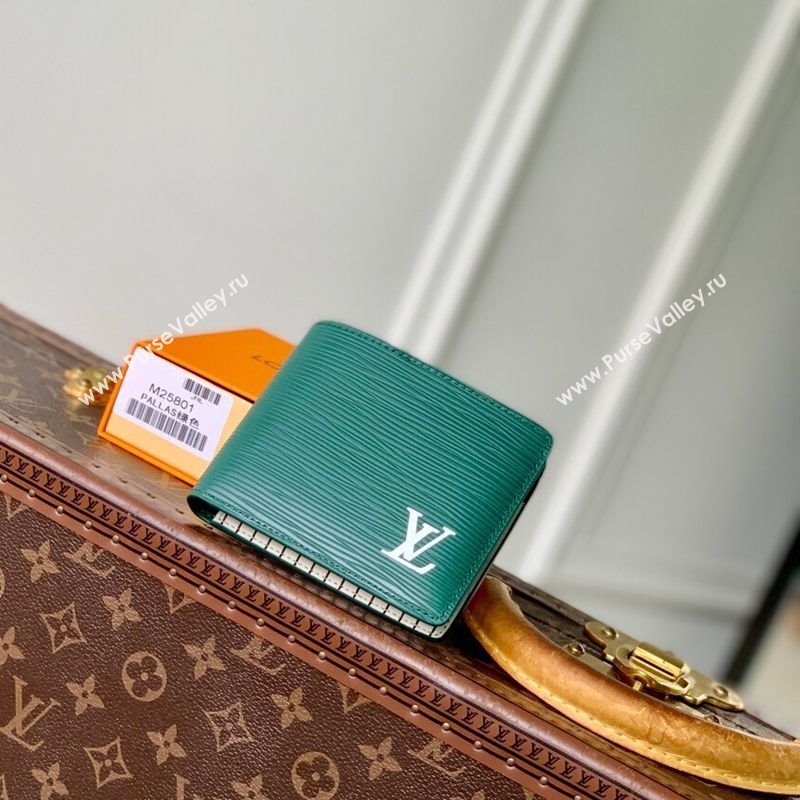 Louis Vuitton Multiple Wallet in Epi Leather Green 2025 M25801 (KI-251126002)