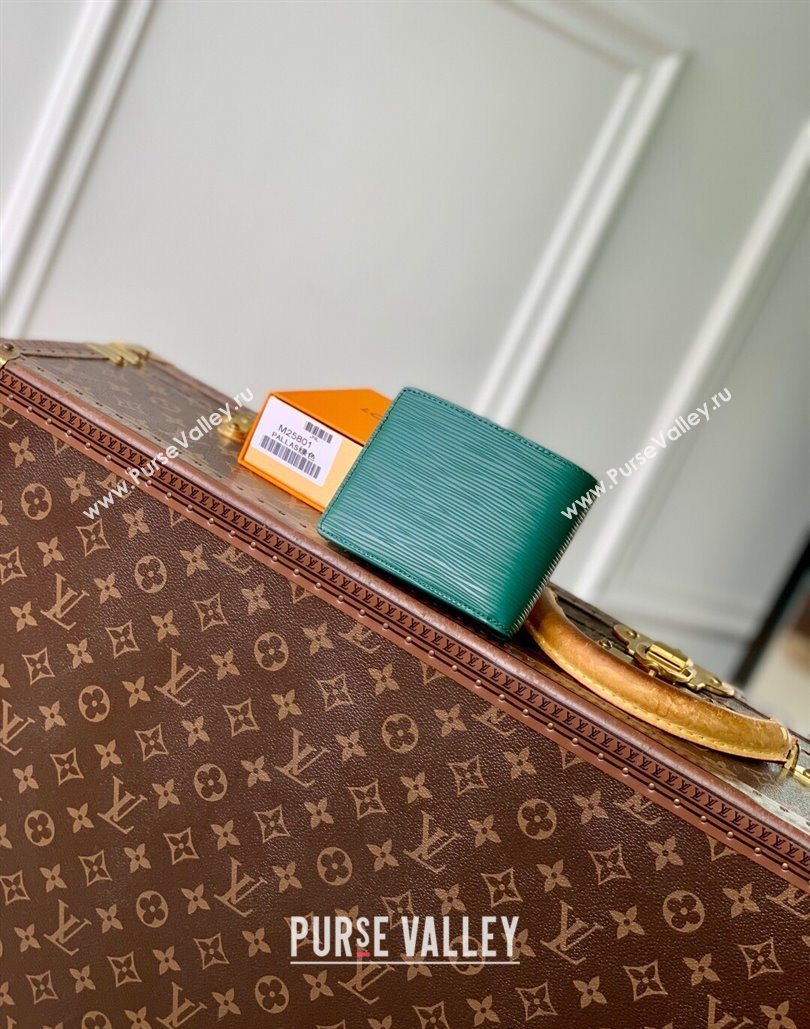 Louis Vuitton Multiple Wallet in Epi Leather Green 2025 M25801 (KI-251126002)