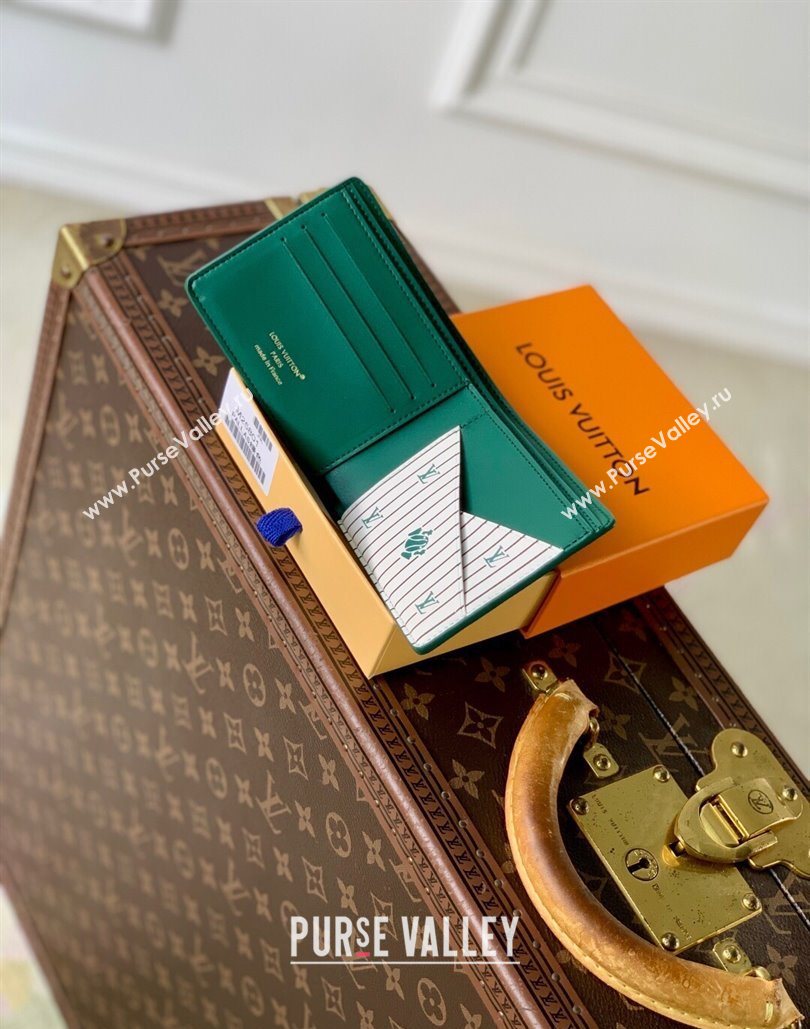 Louis Vuitton Multiple Wallet in Epi Leather Green 2025 M25801 (KI-251126002)