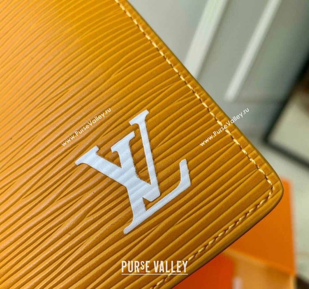 Louis Vuitton Pocket Organizer Wallet in Epi Leather Jaune Mat Yellow 2025 M25799 (KI-251126006)