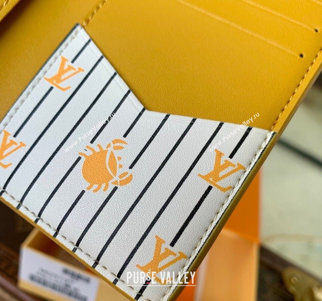 Louis Vuitton Pocket Organizer Wallet in Epi Leather Jaune Mat Yellow 2025 M25799 (KI-251126006)