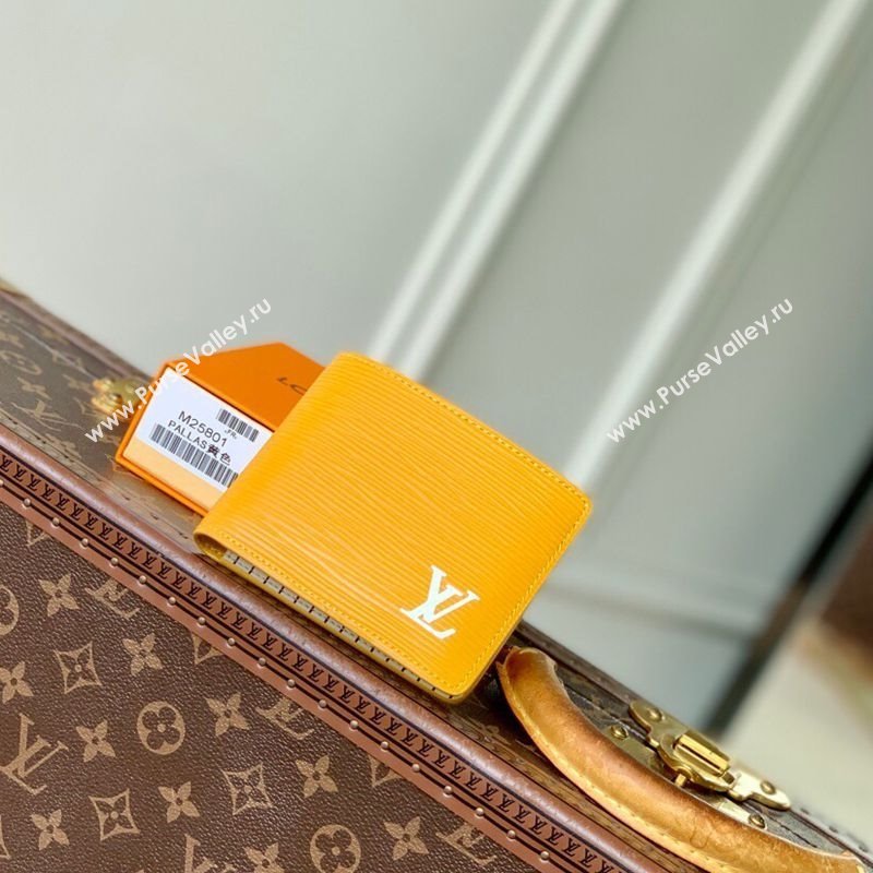 Louis Vuitton Multiple Wallet in Epi Leather Yellow 2025 M25801 (KI-251126003)