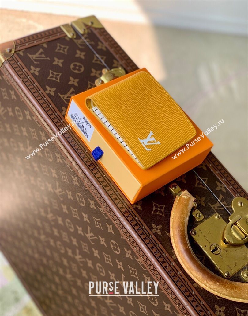 Louis Vuitton Multiple Wallet in Epi Leather Yellow 2025 M25801 (KI-251126003)