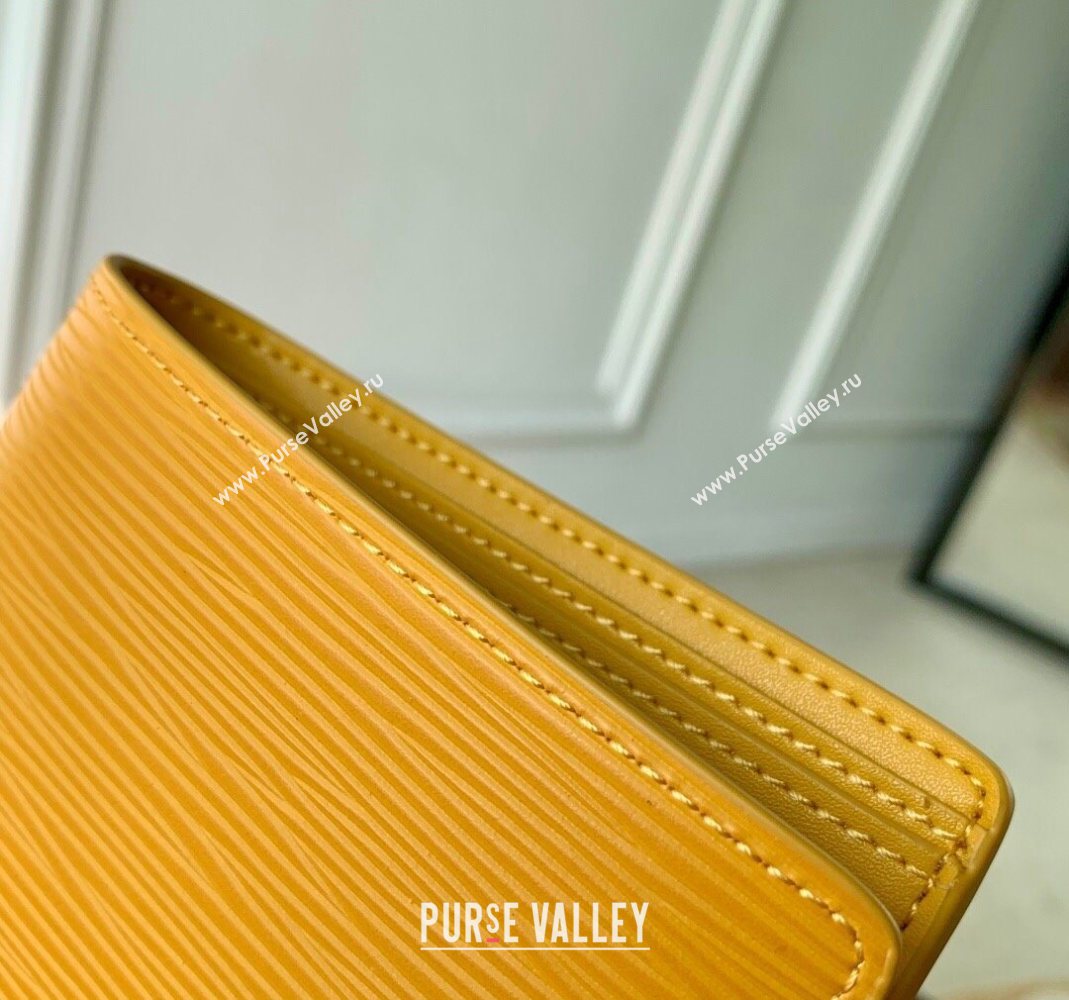 Louis Vuitton Multiple Wallet in Epi Leather Yellow 2025 M25801 (KI-251126003)