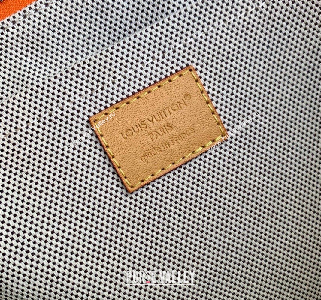 Louis Vuitton Pochette Voyage Souple Pouch in Monogram Heritage Canvas M12665 Orange 2025 (KI-251126050)