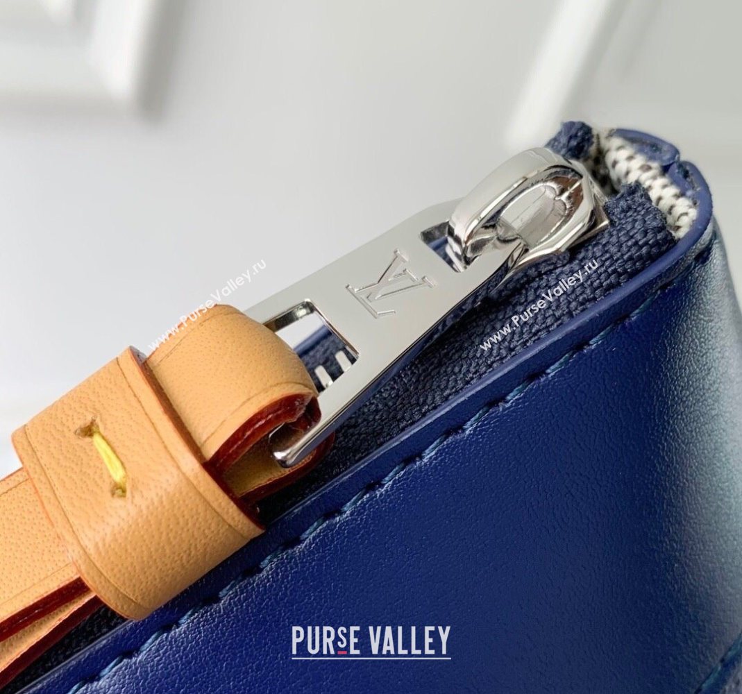 Louis Vuitton Pochette Voyage Souple Pouch in Monogram Heritage Canvas M12665 Blue 2025 (KI-251126051)