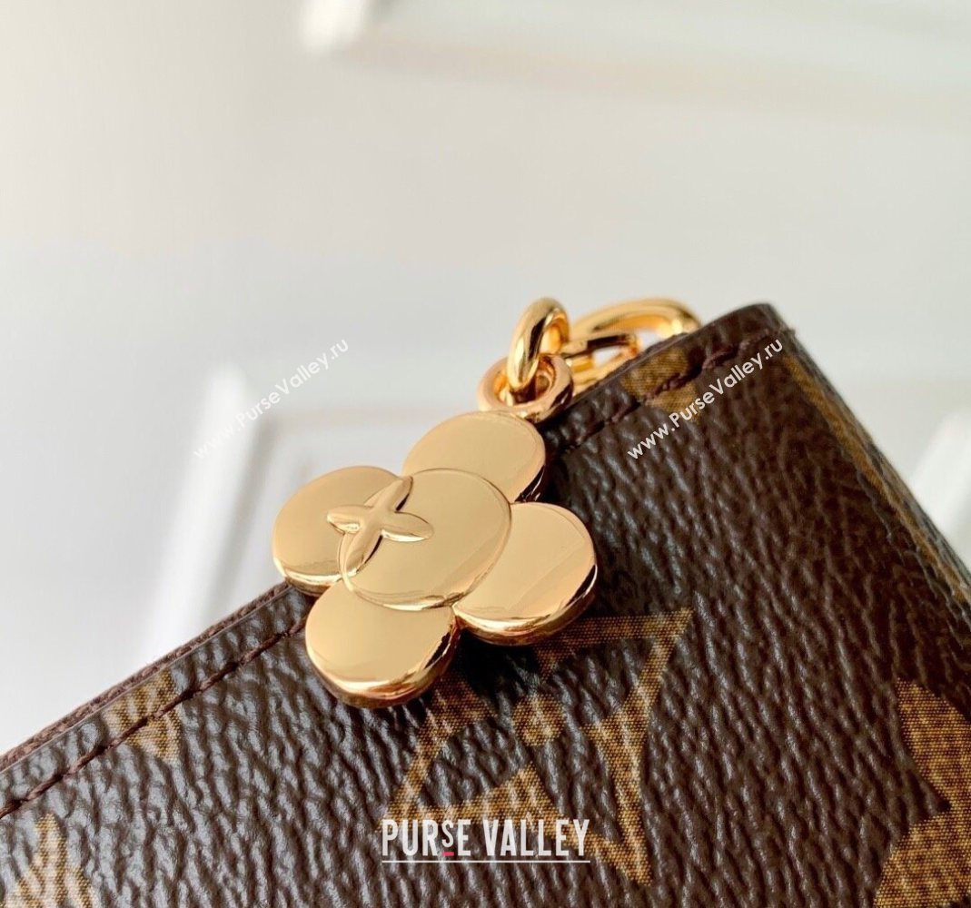 Louis Vuitton Vivienne Winter Holiday Zippy Wallet Monogram Snowy Pearl Pink/Monogram Canvas M26256 (KI-251125108)