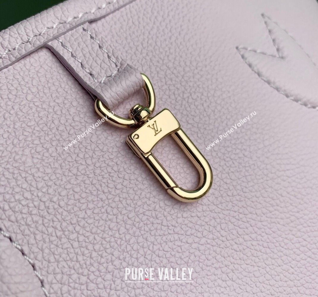 Louis Vuitton Neverfull Inside Out BB Tote Bag in Misty Lilac Purple Leather/Monogram Canvas 2025 M25656 (KI-251125090)