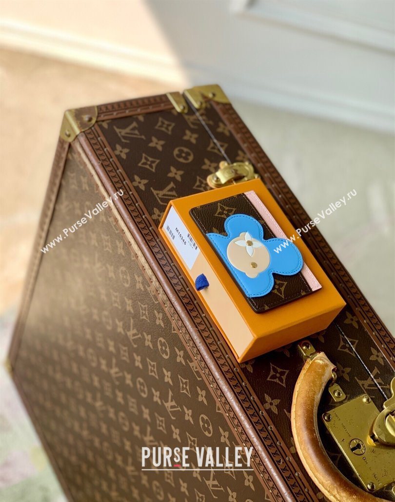 Louis Vuitton Vivienne Card Holder Monogram Canvas/Snowy Pearl Pink 2025 M15345 (KI-251125111)