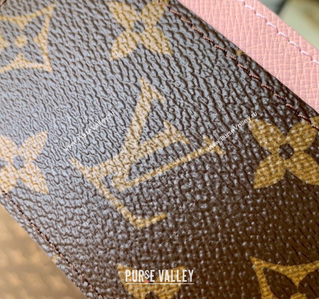 Louis Vuitton Vivienne Card Holder Monogram Canvas/Snowy Pearl Pink 2025 M15345 (KI-251125111)