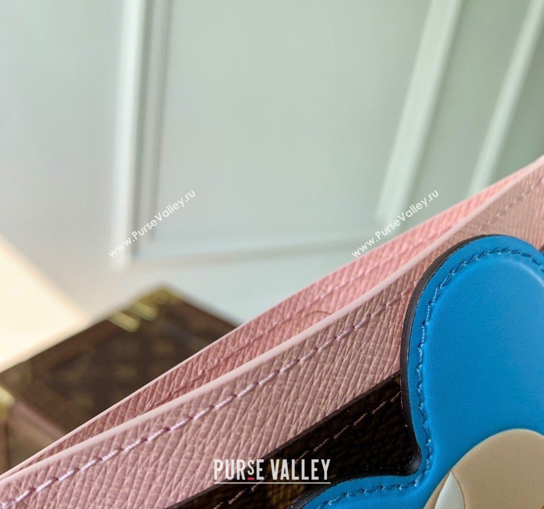 Louis Vuitton Vivienne Card Holder Monogram Canvas/Snowy Pearl Pink 2025 M15345 (KI-251125111)