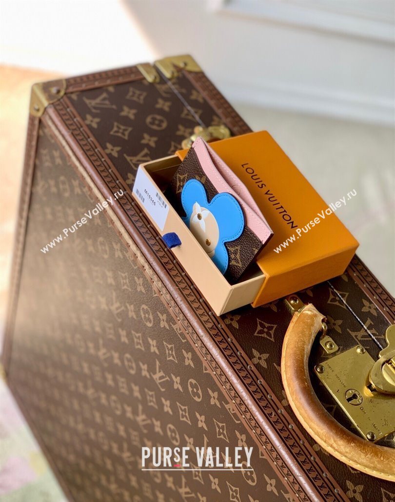 Louis Vuitton Vivienne Card Holder Monogram Canvas/Snowy Pearl Pink 2025 M15345 (KI-251125111)