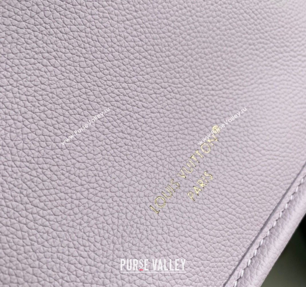 Louis Vuitton Neverfull Inside Out BB Tote Bag in Misty Lilac Purple Leather/Monogram Canvas 2025 M25656 (KI-251125090)
