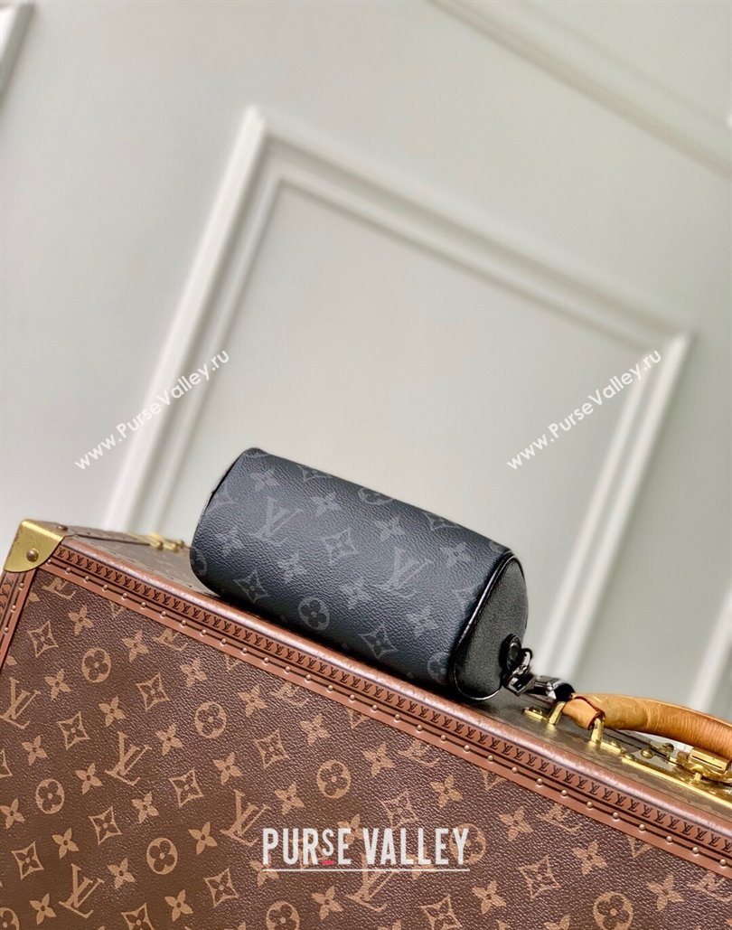 Louis Vuitton Nano Speedy Bag in Black Monogram Eclipse Canvas 2025 M26573 (KI-251125083)