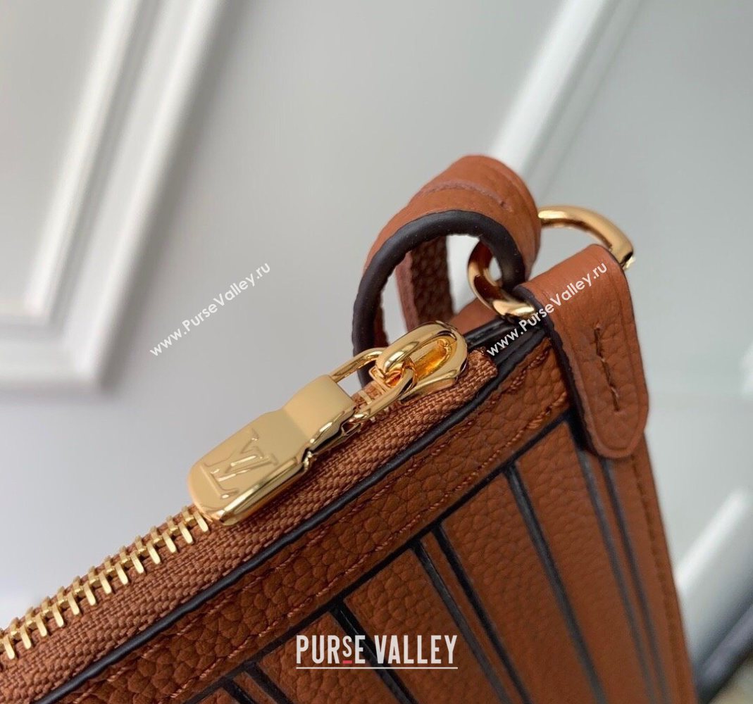 Louis Vuitton Neverfull Bandouliere Inside Out MM Tote bag Monogram Canvas/Tan Brown Leather 2025 M12061 (KI-251125087)