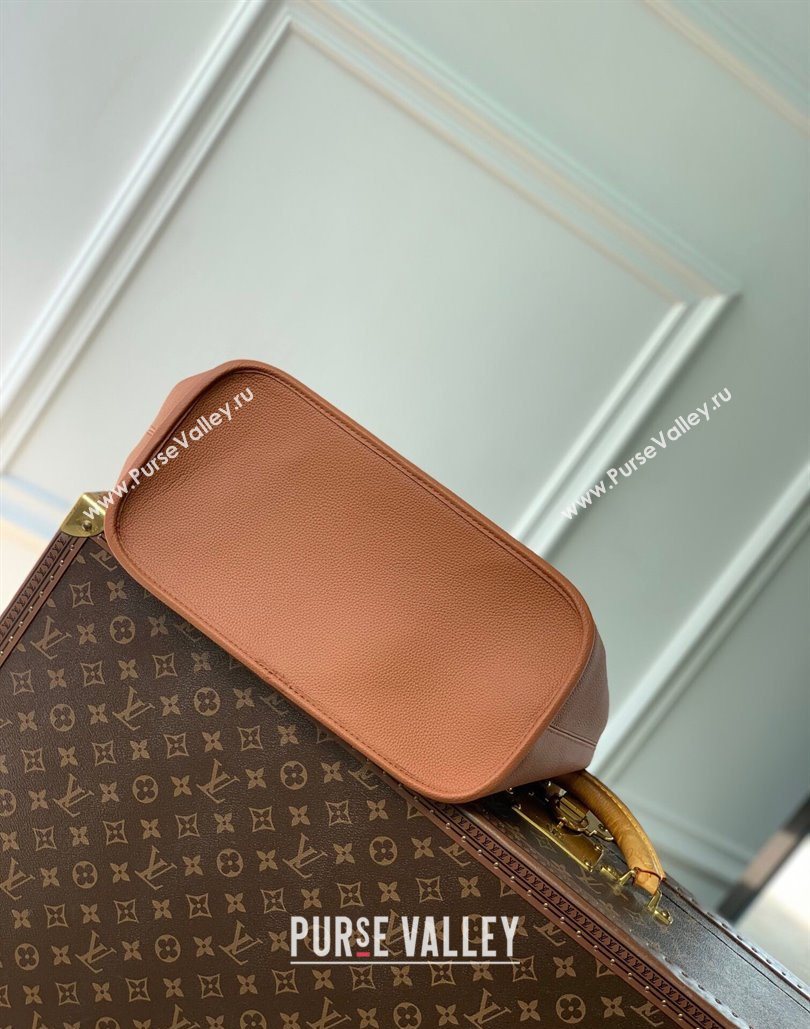 Louis Vuitton Neverfull Bandouliere Inside Out MM Tote bag Monogram Canvas/Tan Brown Leather 2025 M12061 (KI-251125087)