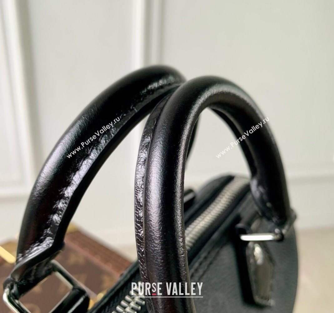 Louis Vuitton Nano Speedy Bag in Black Monogram Eclipse Canvas 2025 M26573 (KI-251125083)