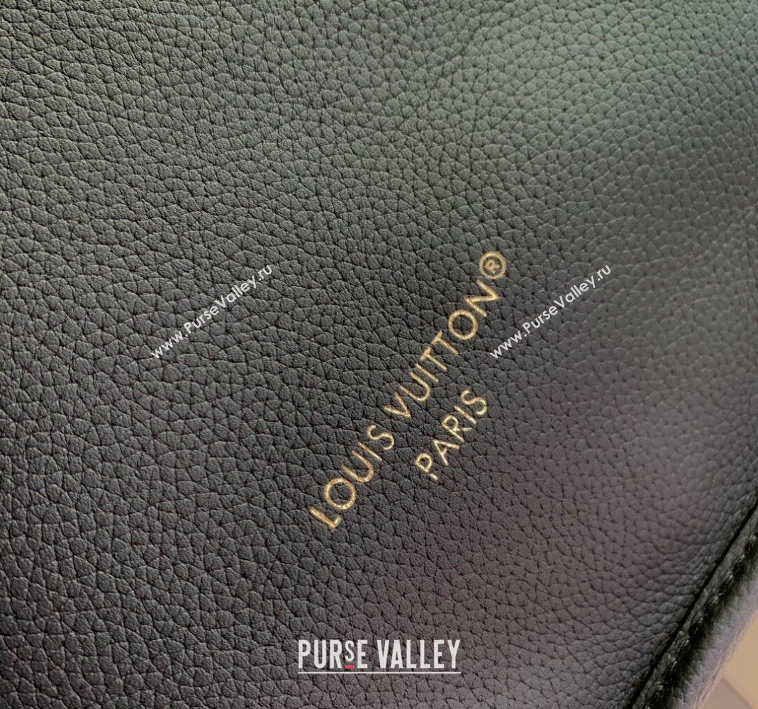 Louis Vuitton Neverfull Bandouliere Inside Out MM Tote bag Monogram Canvas/Black Leather 2025 M14994 (KI-251125089)