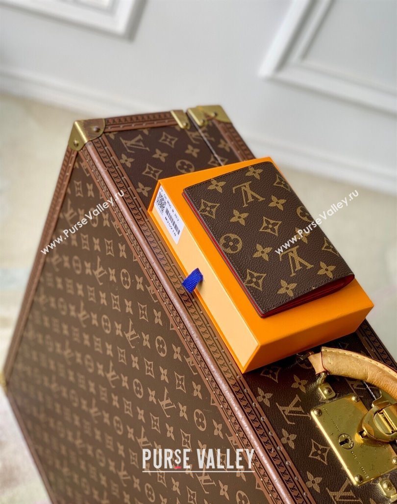 Louis Vuitton Passport Cover Monogram Canvas/Red 2025 M25918 (KI-251125097)
