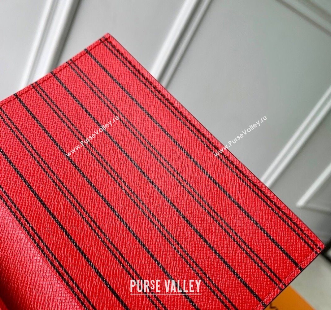 Louis Vuitton Passport Cover Monogram Canvas/Red 2025 M25918 (KI-251125097)