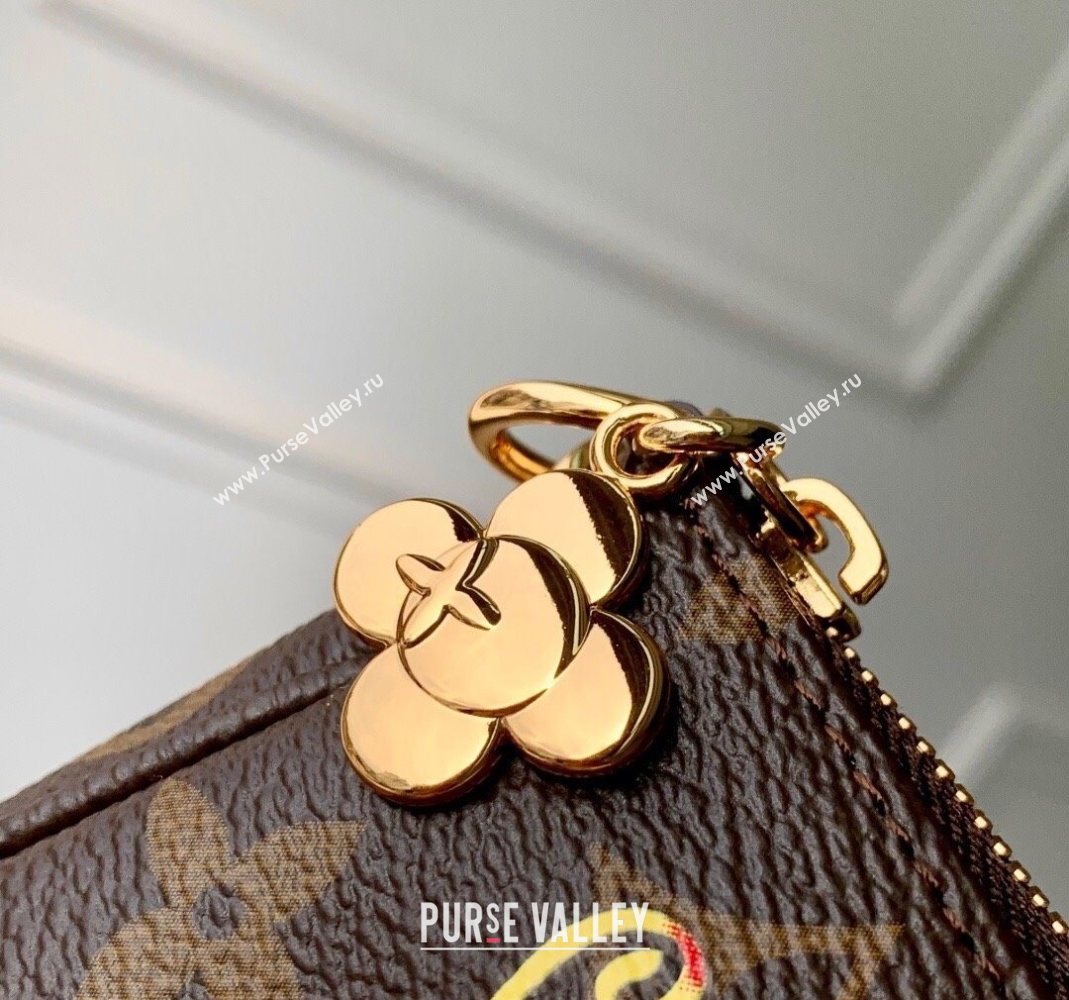 Louis Vuitton Mini Pochette Accessoires bag in Vivienne Winter Holiday Printed 2025 M15328 (KI-251125098)