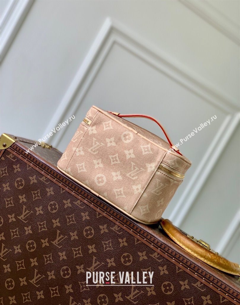 Louis Vuitton Nice Mini Bag in Beige Meowgram Canvas 2025 M15170 (KI-251125112)