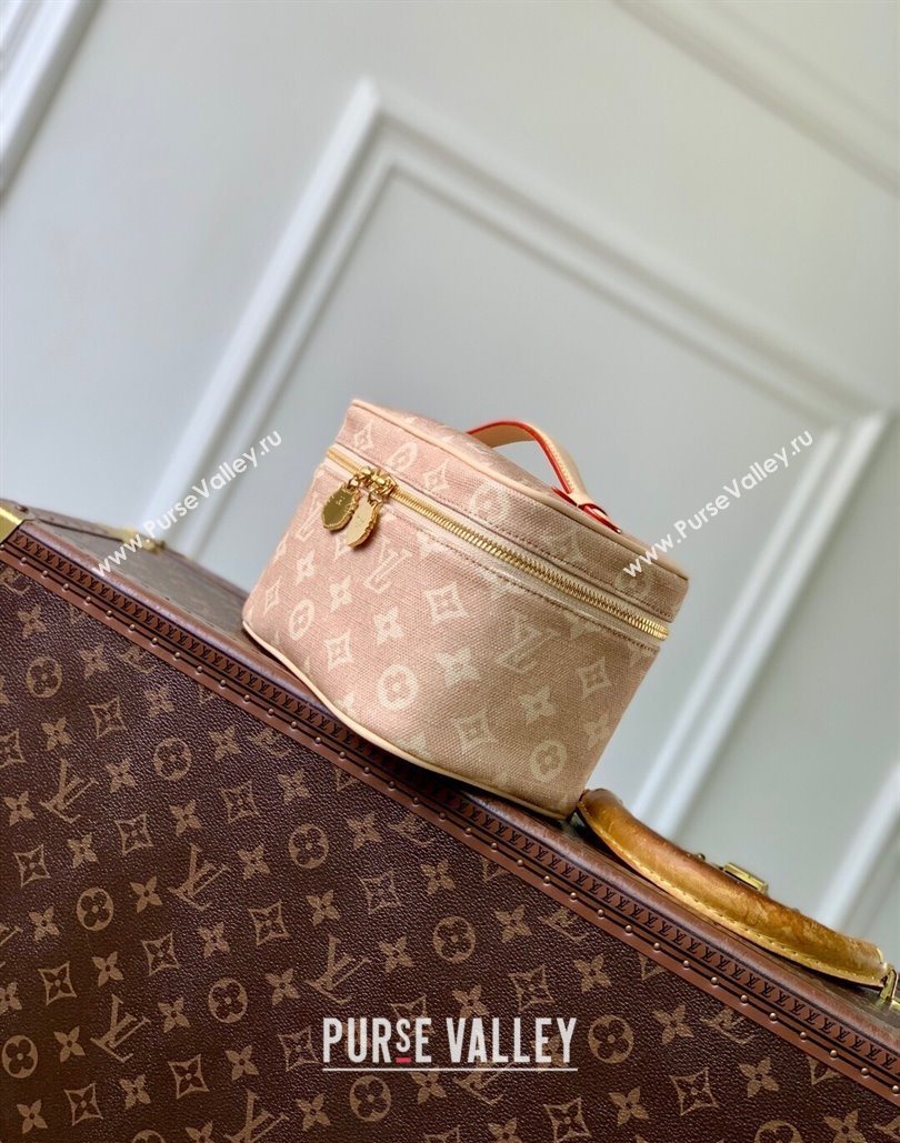 Louis Vuitton Nice Mini Bag in Beige Meowgram Canvas 2025 M15170 (KI-251125112)