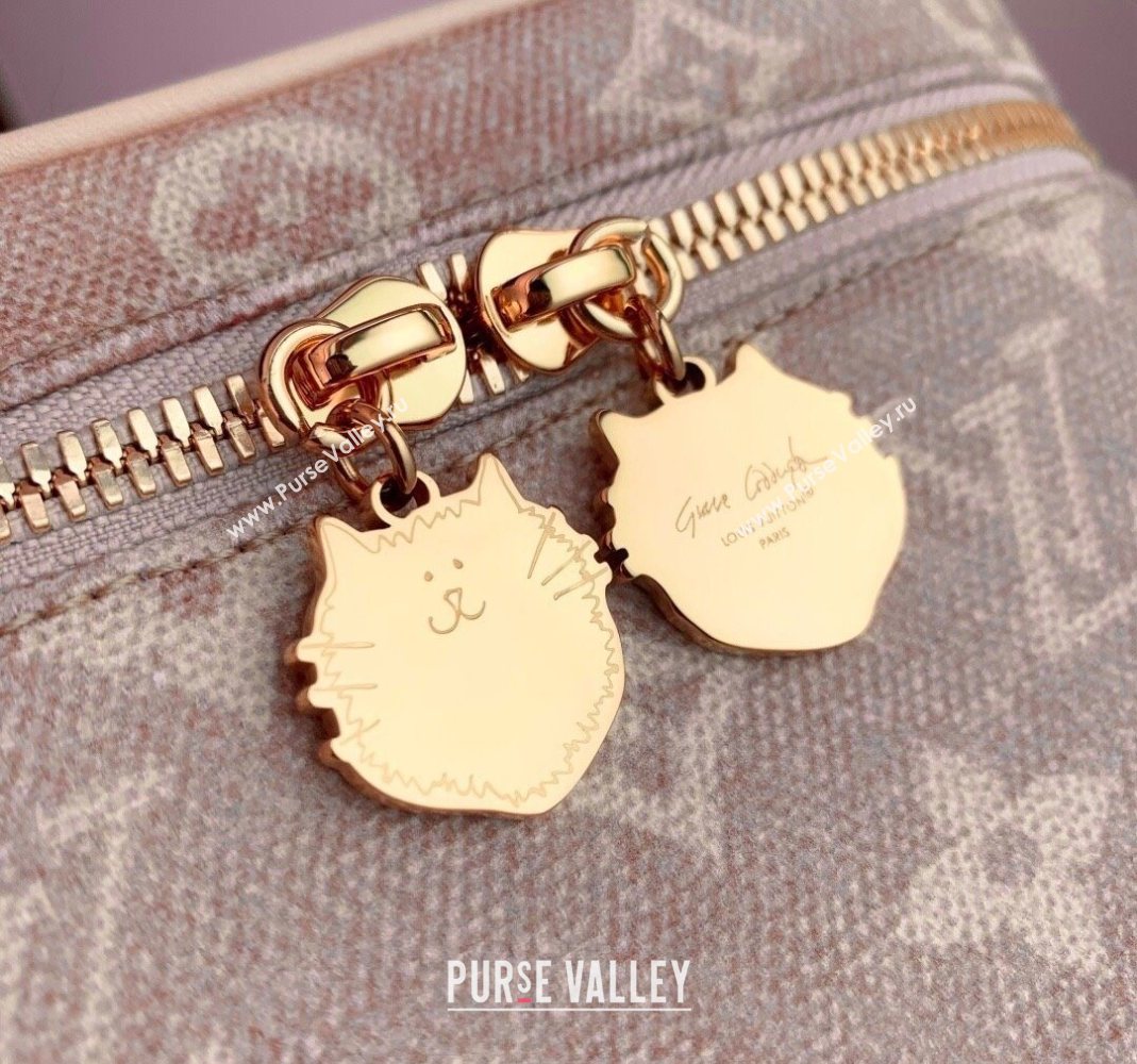 Louis Vuitton Nice Mini Bag in Beige Meowgram Canvas 2025 M15170 (KI-251125112)