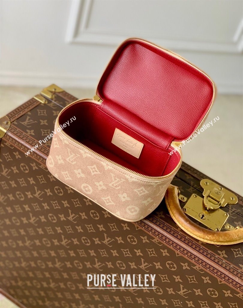 Louis Vuitton Nice Mini Bag in Beige Meowgram Canvas 2025 M15170 (KI-251125112)