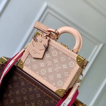 Louis Vuitton Petite Valise Box Bag in Beige Meowgram Canvas 2025 M14592 (KI-251125113)