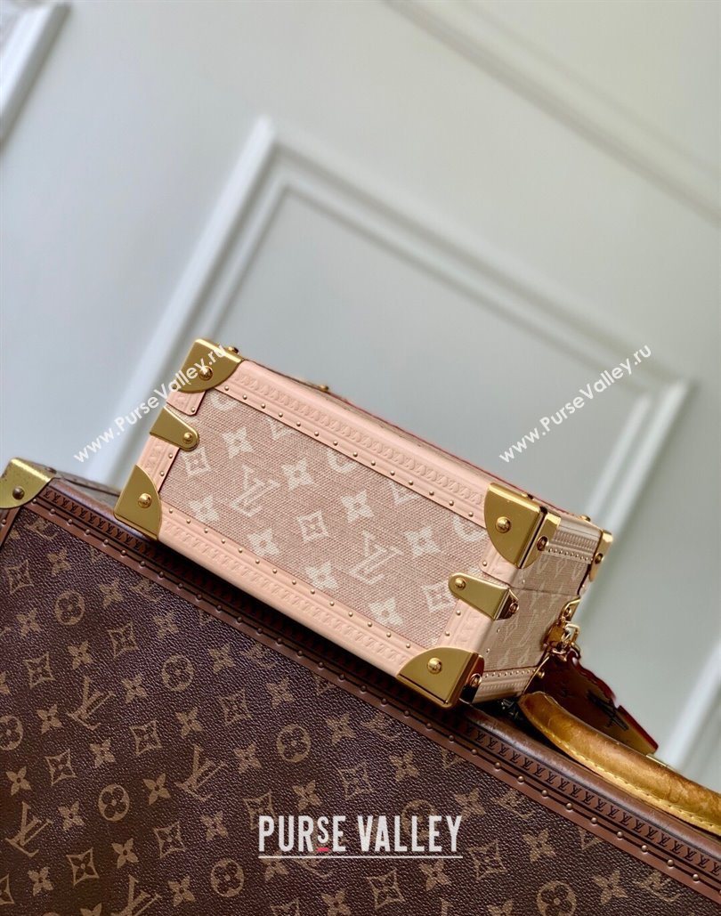 Louis Vuitton Petite Valise Box Bag in Beige Meowgram Canvas 2025 M14592 (KI-251125113)