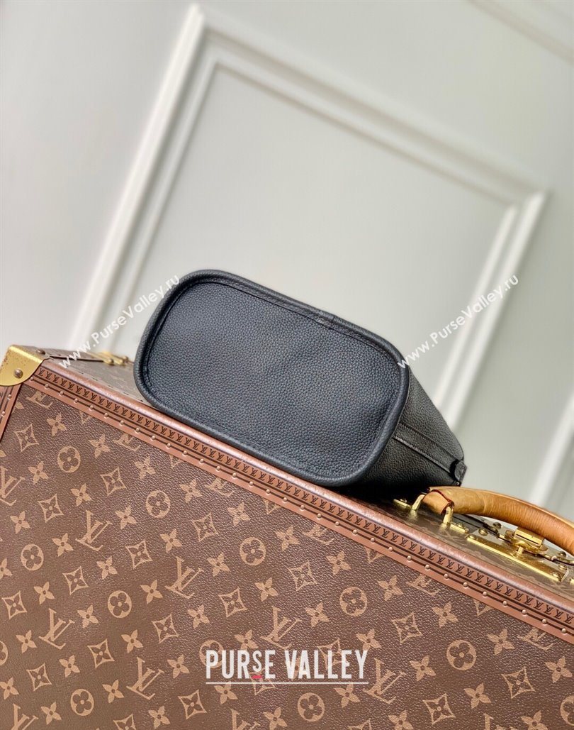 Louis Vuitton Neverfull Inside Out BB Tote Bag M12099 Black Leather/Monogram Eclipse Canvas 2025 (KI-251125084)