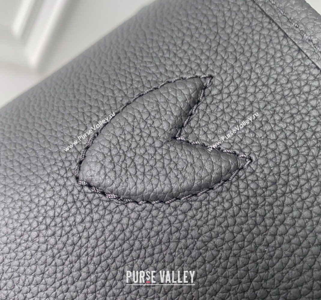 Louis Vuitton Neverfull Inside Out BB Tote Bag M12099 Black Leather/Monogram Eclipse Canvas 2025 (KI-251125084)