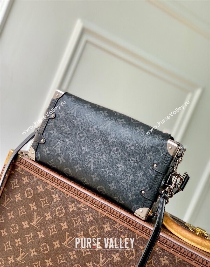 Louis Vuitton Side Trunk MM East West Bag in Black Monogram Eclipse Canvas 2025 M26226 (KI-251125082)