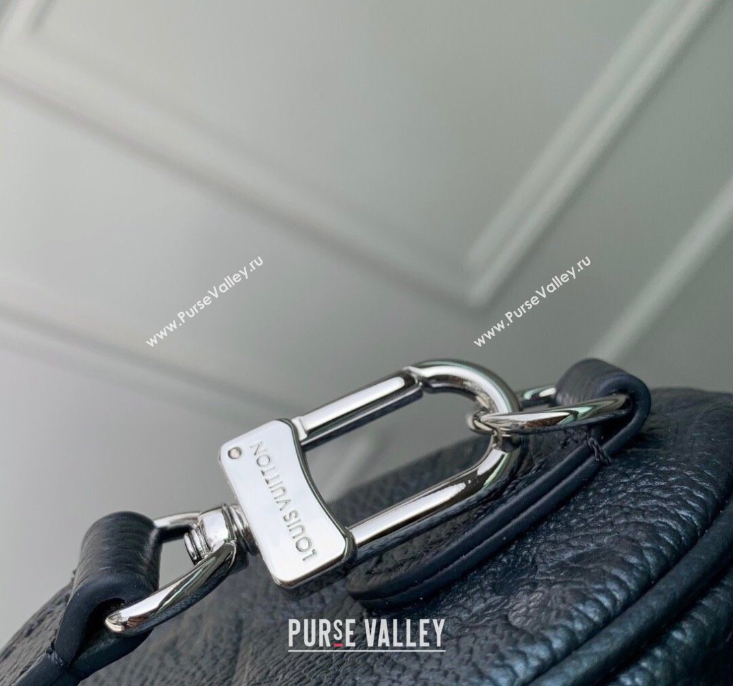 Louis Vuitton Nano Speedy Bag in Monogram Leather Shimmery Ink Blue 2025 M26510 (KI-251126012)