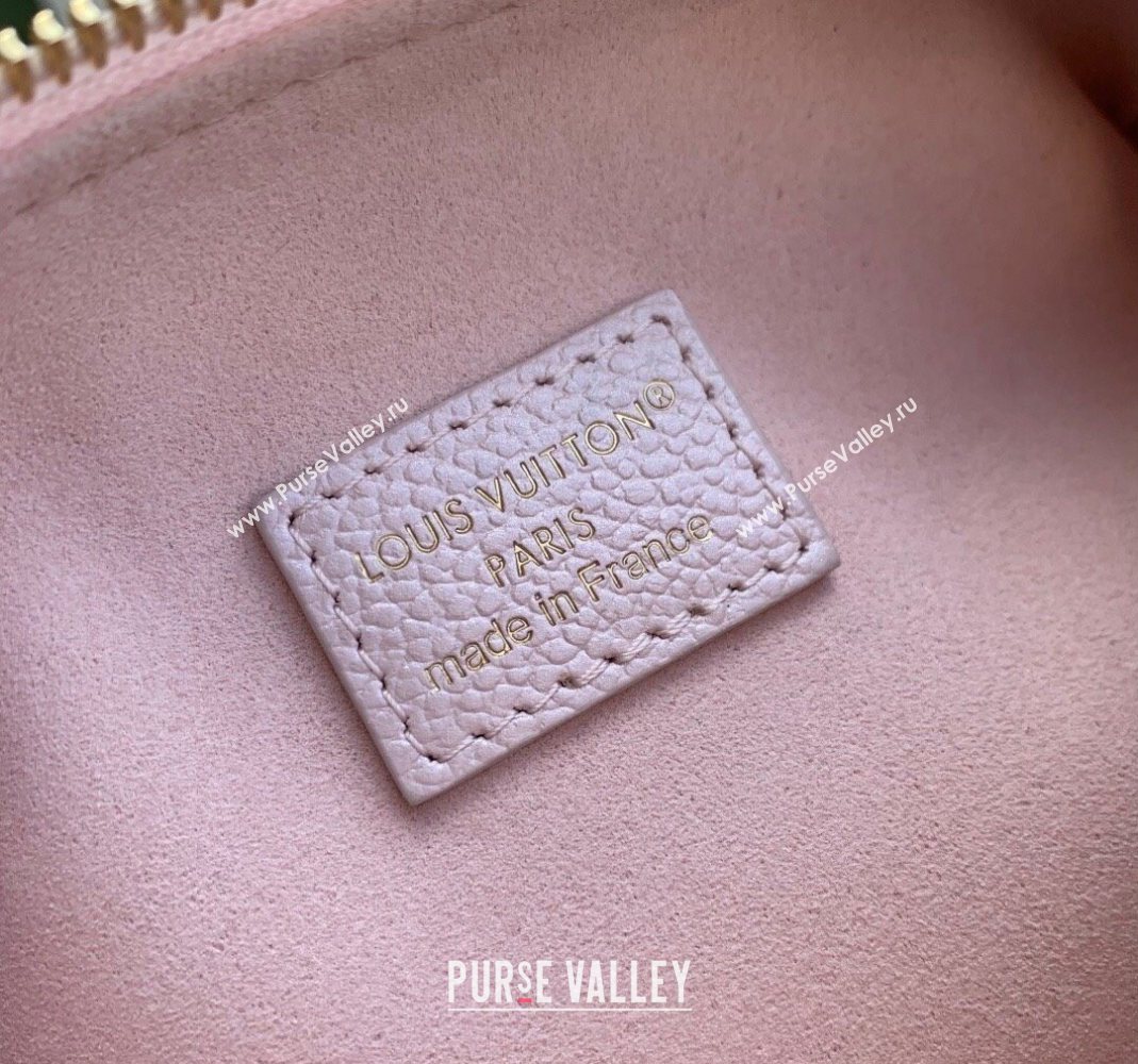 Louis Vuitton Nano Speedy Bag in Monogram Leather Snowy Pearl Pink 2025 M27107 (KI-251126013)