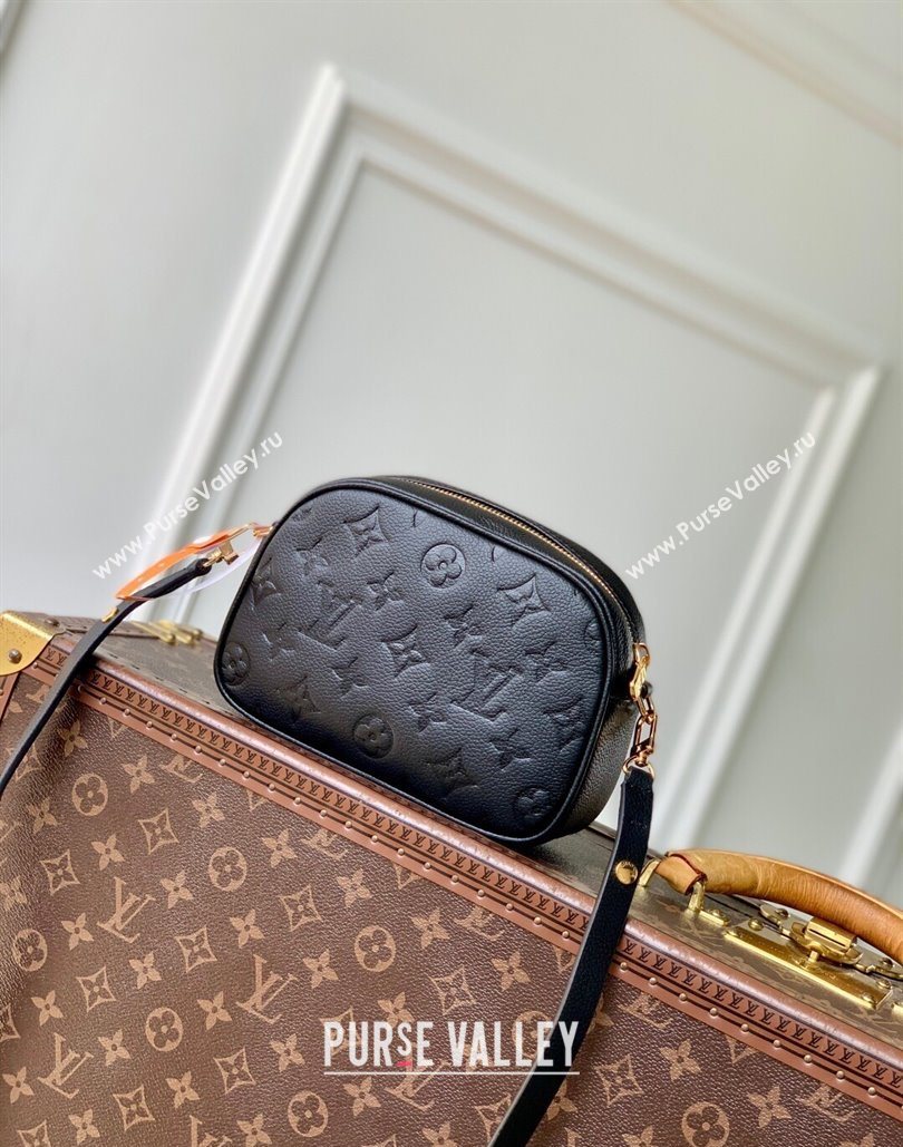 Louis Vuitton Tiny Camera Bag in Monogram Leather Black 2025 M25518 (KI-251126015)